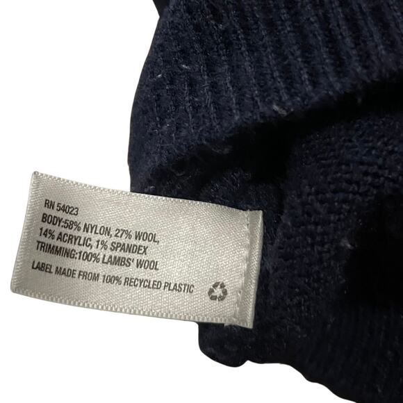 Gap Wool Blend Button Down Cardigan Size Medium Elbow Patches Preppy Casual Fall - Picture 4 of 4